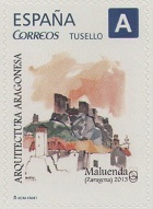 Presentación del sello conmemorativo de Maluenda